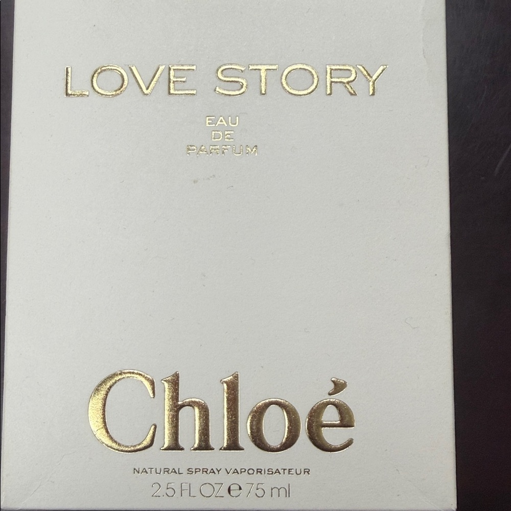 Chloe Gold and Clear Perfume Bottle - Picture 2 of 3